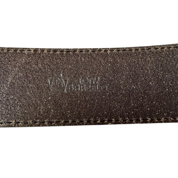 Genuine Vintage TONY BARCELO Black Leather Belt M Spain main image 5
